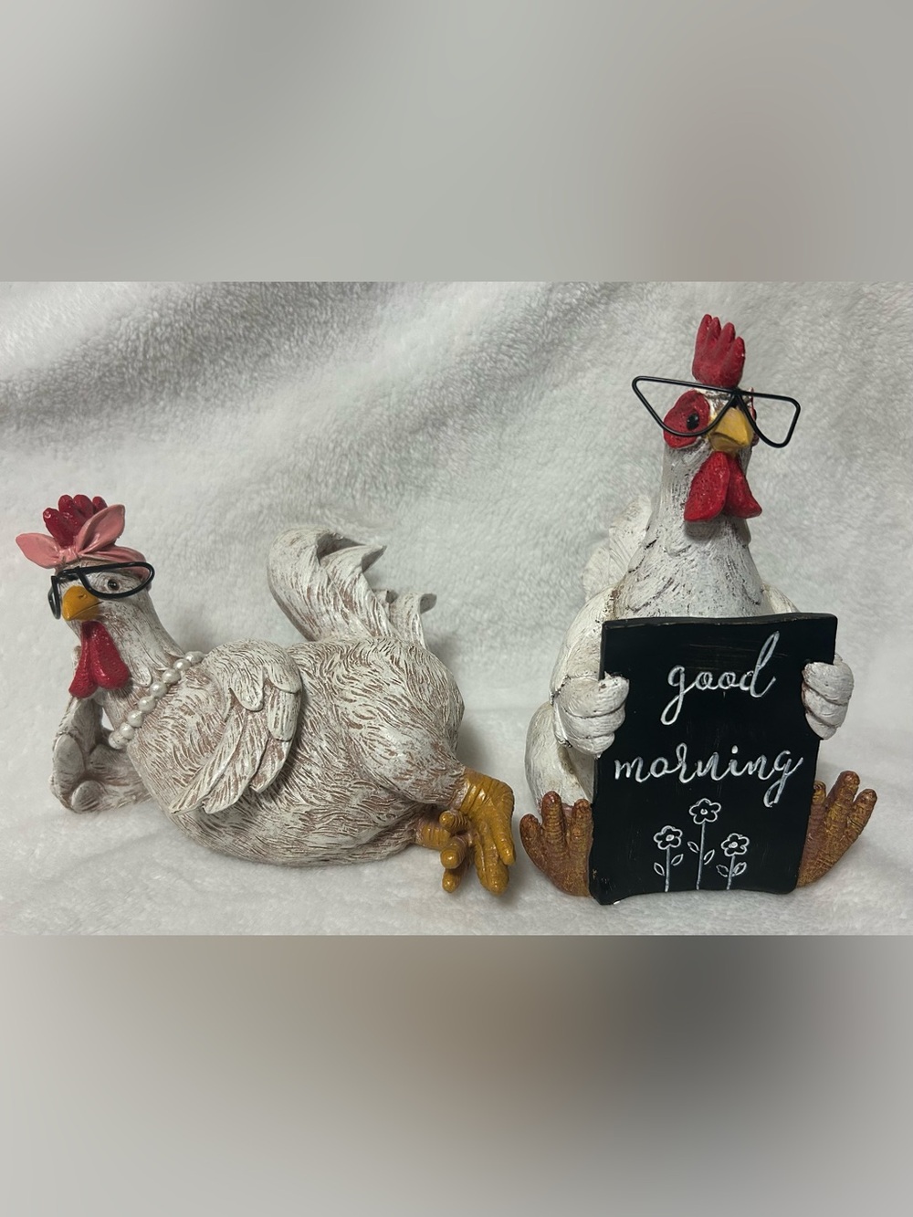 Good Morning Rooster & Hen Set